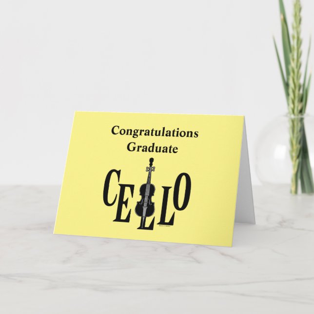 Carte Coucou dans le violoncelle (Devant)