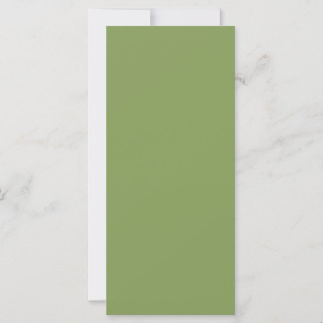 Carte Couleur Arrière - plan vert Moss tendance Personna (Devant)