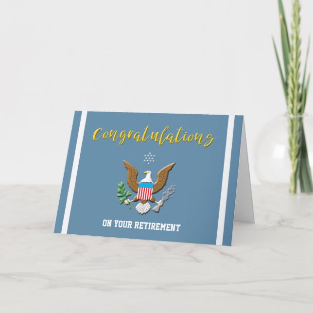 Carte Couleur de retraite de la Force aérienne militaire (Devant)