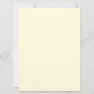Carte Couleur jaune clair solide