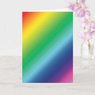 Carte Couleurs arc-en-ciel modernes ombre dégradé motif 