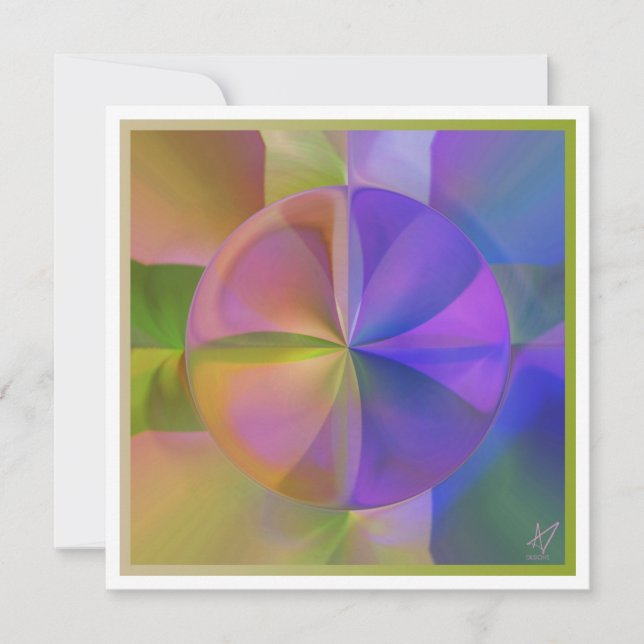 Carte Couleurs douces (Devant)