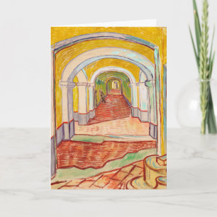 Carte Couloir de Van Gogh Asile Jaune Art Impressionnist