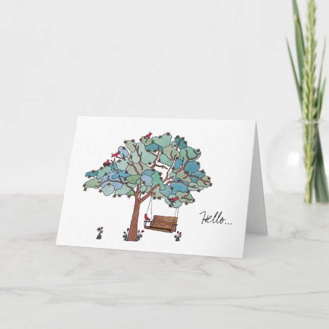 Carte Country Swing, Bonjour... (Devant)