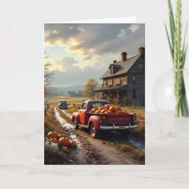 Carte Country thanksgiving