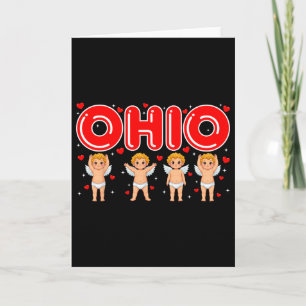 Carte Coupe Cupidon drôle Ohio Midwest Parti O-h-i-o à l