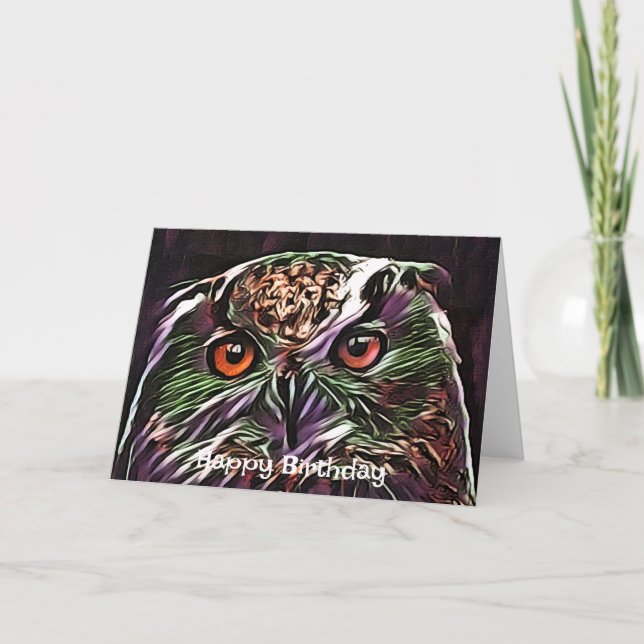 CARTE COUPER OWL (Devant)