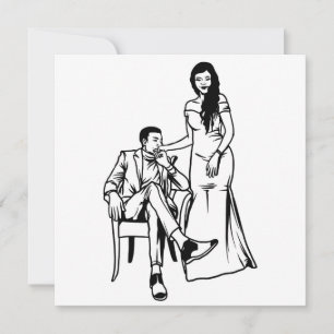Carte Couple Amour Épouse Épouse Épouse Petite amie Peti