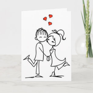 CARTE ***COUPLE DE BÂTIMENTS D'AMOUR*** ANNIVERSAIRE