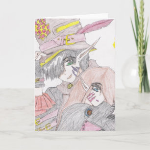 Carte Couple d'Halloween éffrayant