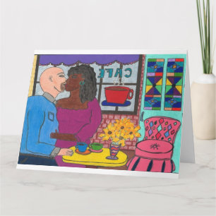 Carte Couple Kissing