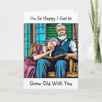 Couple mignon sur Porch Swing Napping Anniversaire