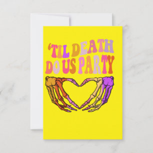 Carte couples mariage 'Jusqu'à la mort Do Us Bachelorett