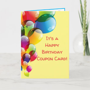 Carte Coupon de Cute