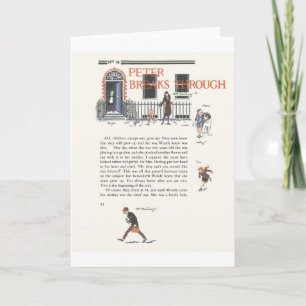 Carte Coupures de Peter, image de cru de Peter Pan