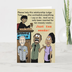 Carte Cour de divorce : 10 semaines