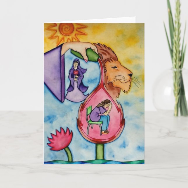 Carte Courage, guérison et force par Rita Loyd (Devant)