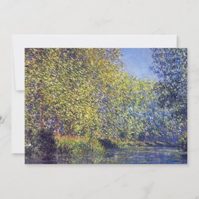 Carte Courbe de l'Epte près de Giverny par Claude Monet (Devant)