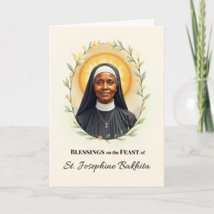 Carte Couronne de bénédictions pour la fête de Sainte Jo