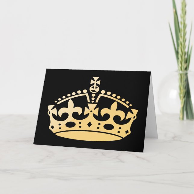 Carte Couronne de jubilé créamsicle (Devant)