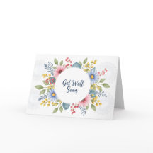 Couronne florale aquarelle élégante pour un prompt