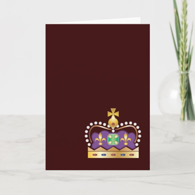 Carte Couronne royale traditionnelle (Devant)