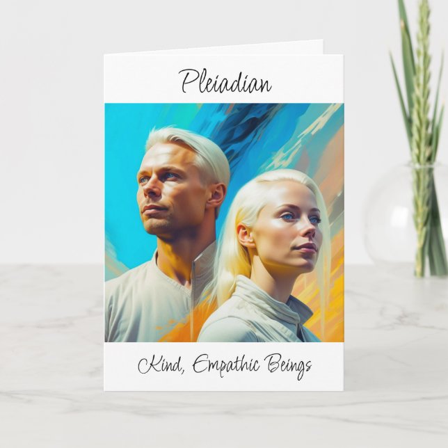 Carte Course Alien Extraterrestre des Pléiadiens (Devant)