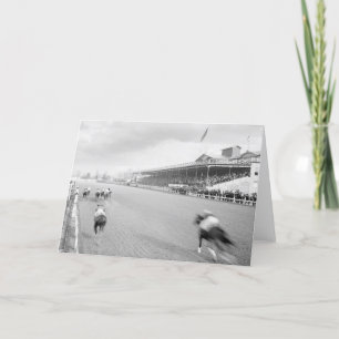 Carte Course du cheval à la Nouvelle-Orléans, 1906