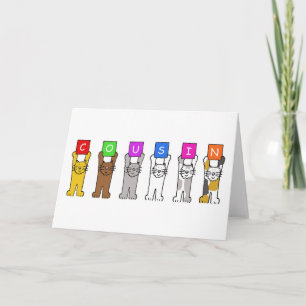 Carte Cousin Happy Birthday, ou Blank for Own Message.