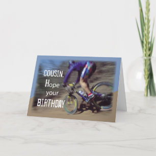 Carte Cousin Sports Mountain Bike Birthday