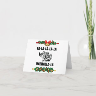 Carte Coussin de jet Valhalla de Noël