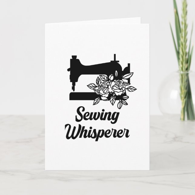 Carte Couture - Coudre Whisperer (Devant)