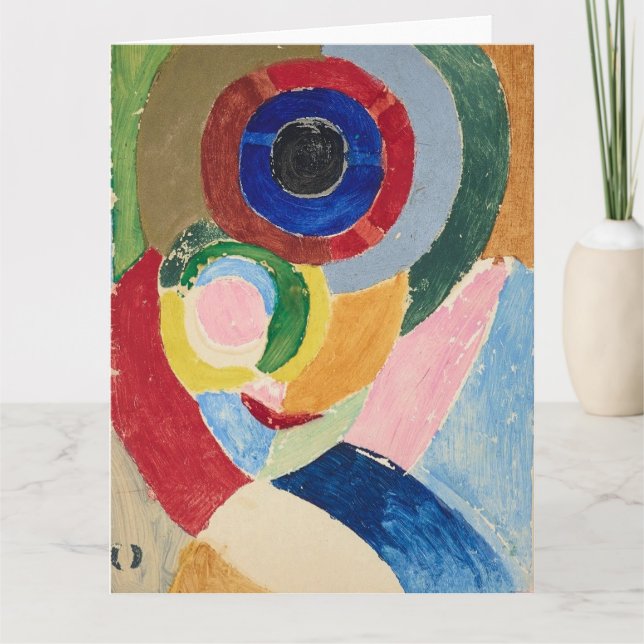 Carte Couverture autoportrait | Sonia Delaunay-Terk | (Devant)