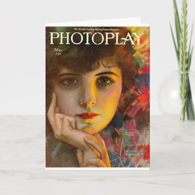 Carte couverture du magazine photoplay avant 1923 (Devant)