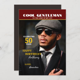 Carte Couverture photo Anniversaire Magazine Personnalis