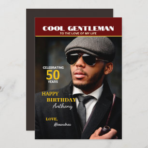 Carte Couverture photo Anniversaire Magazine Personnalis