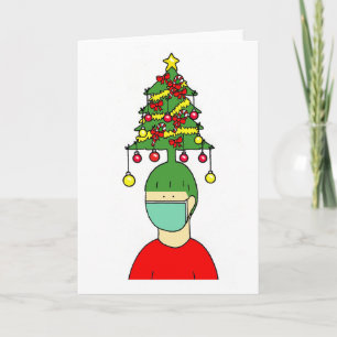Carte Covid 19 Happy Christmas Hairstylist