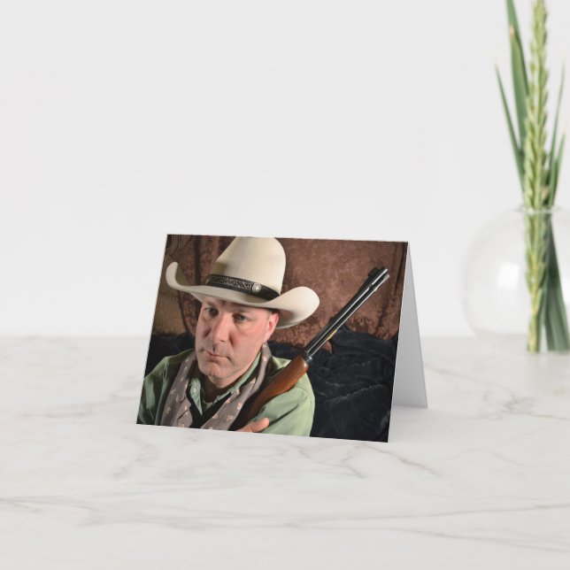 Carte Cowboy Notecard (Devant)