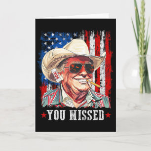 Carte Cowboy Trump occidental Vous avez raté Trump 2025 