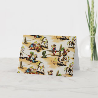 Carte Cowboy vintage