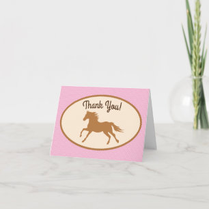Carte Cowgirl Horse Enfant Fille Anniversaire Thème de f