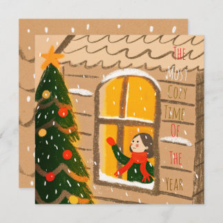 Carte Cozy Christmas Greeting 