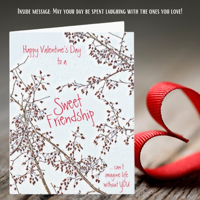 Carte Crab Apple Sweet Friend Valentine's salutation (Créateur téléchargé)