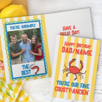 Crabe amusant Amalfi Yellow Stripe Photo Anniversa