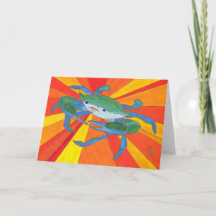Carte Crabe bleu