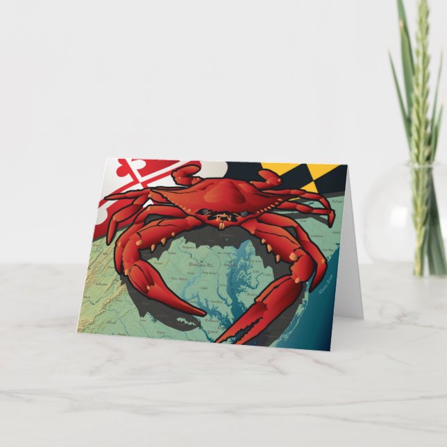 Carte Crabe de citoyen du Maryland (Devant)