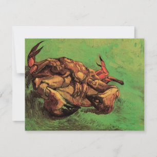 Carte Crabe sur le Dos par Vincent van Gogh