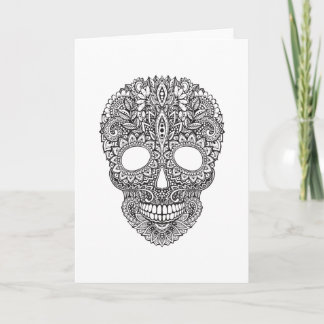 Carte Crâne humain inspiré