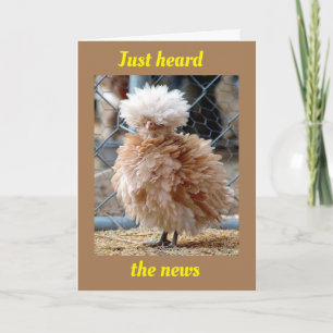 Carte CRAZY CHICKEN DIT HEUREUX 10ème ANNIVERSAIRE! Cart