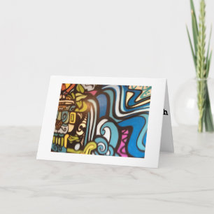 CARTE CRAZY MAN-HOPE YOUR BIRTHDAY IS PSYCHEDELIC